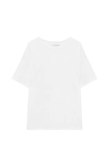 Kortärmad t-shirt i oversize-modell
