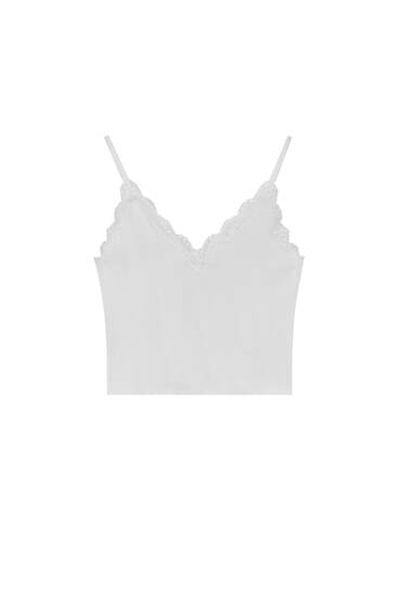 Crop top pull discount femme