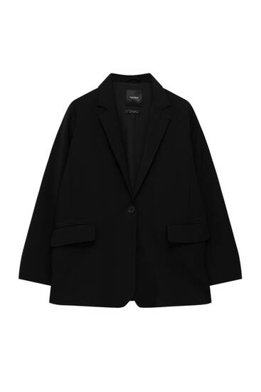 Full black clearance blazer