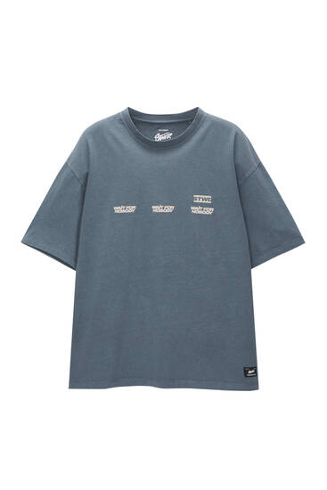 Faded boxy fit STWD T-shirt