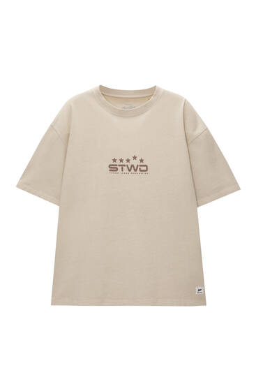 Faded boxy fit STWD T-shirt