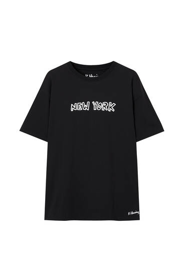 Black Keith Haring T-shirt