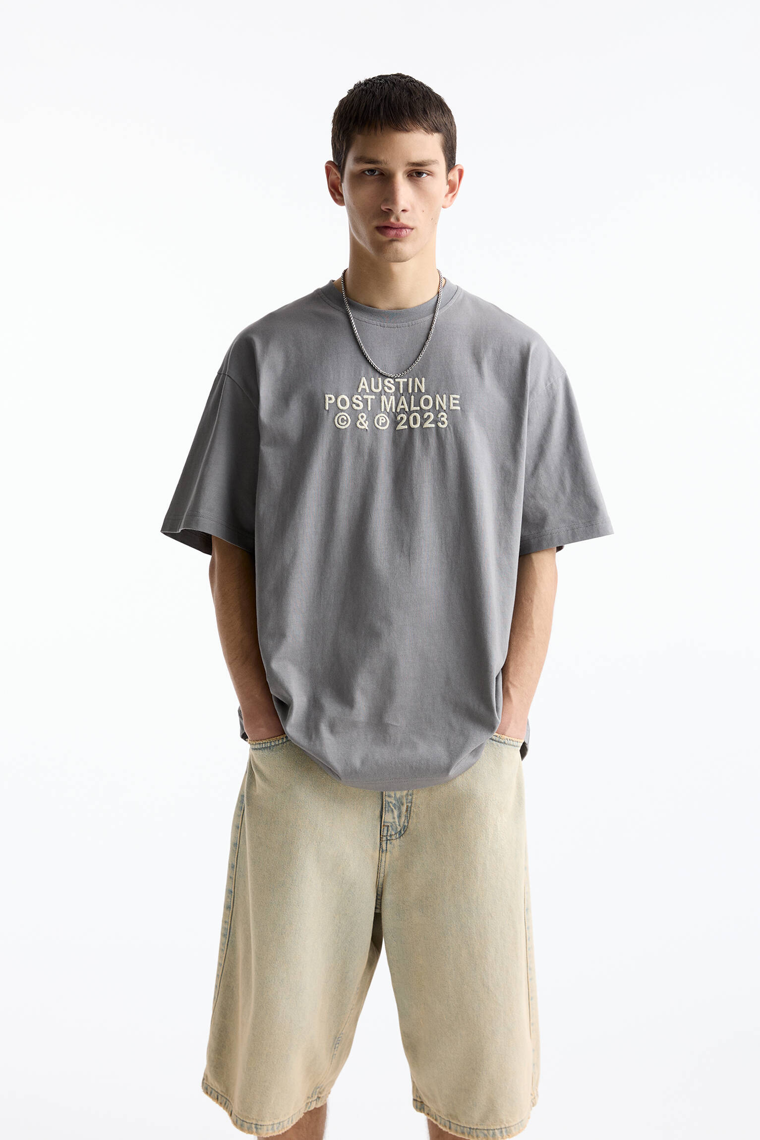 Short sleeve Post Malone T-shirt - PULL&BEAR