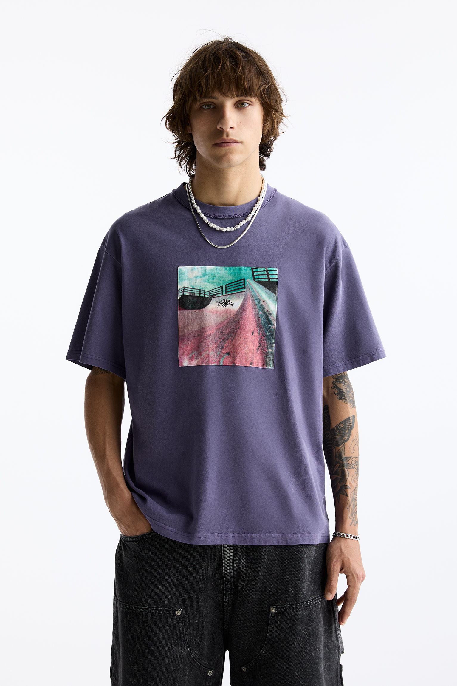 Tshirts Clothing Man PULL&BEAR Serbia