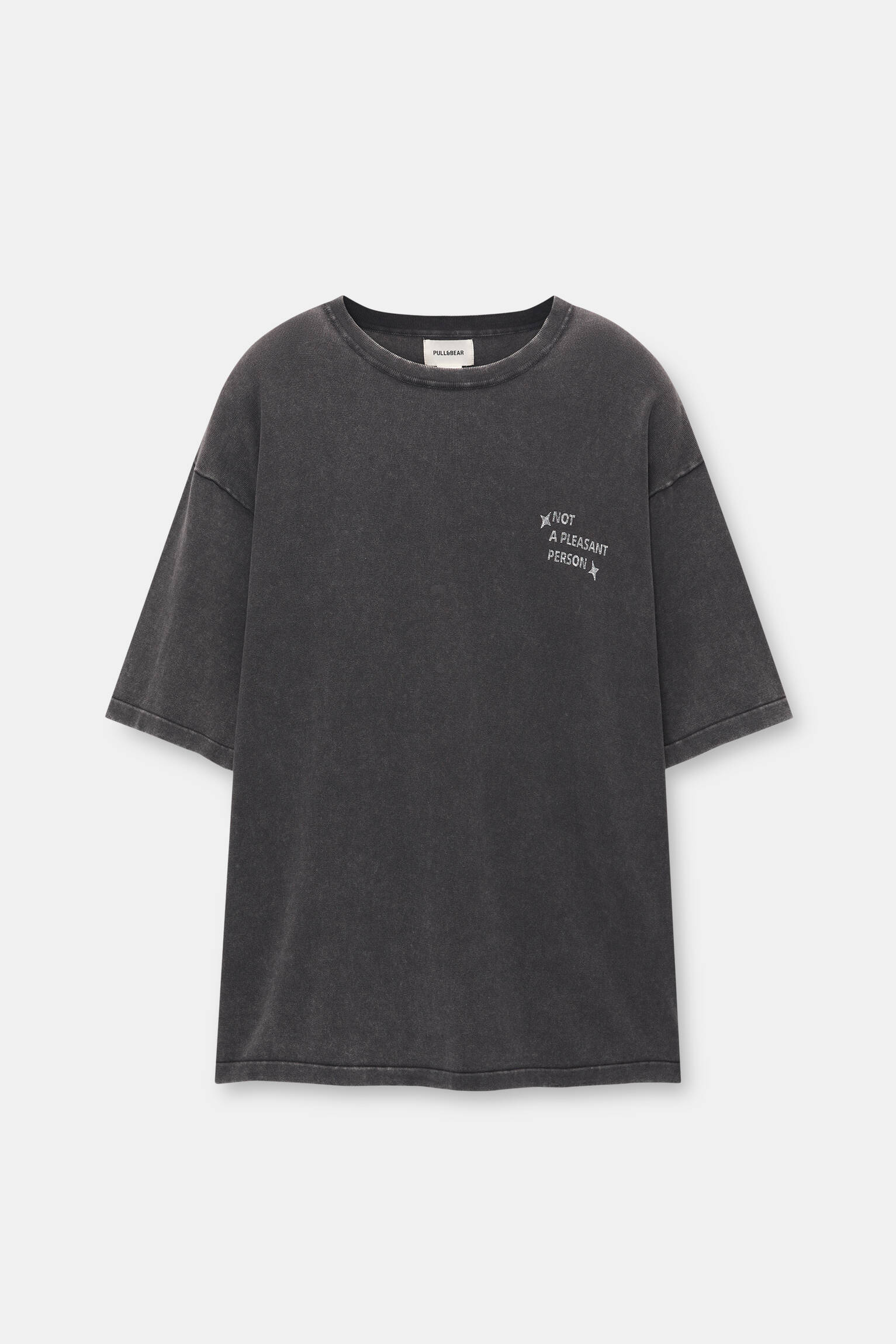 Graphic washed-finish T-shirt - PULL&BEAR