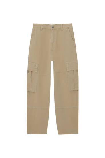 Baggy skater cargo trousers