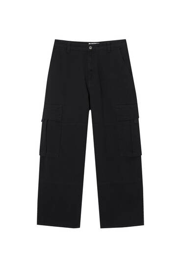 Baggy skater cargo trousers