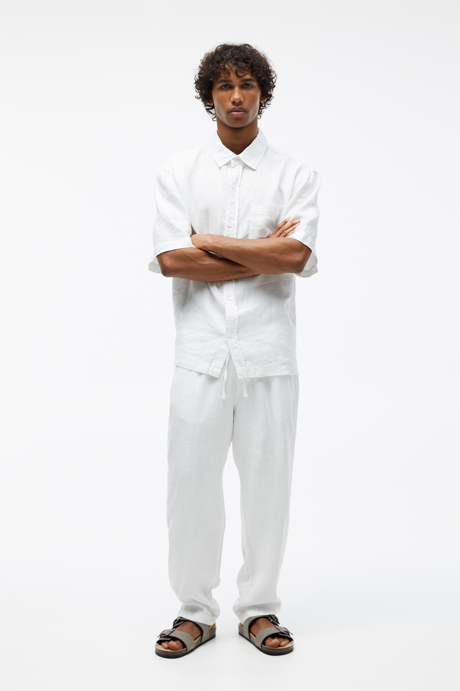 pantalon de lino para hombre