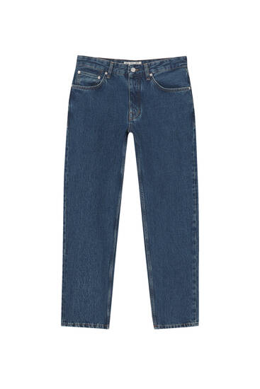 Mittelblaue Jeans im Standard-Fit