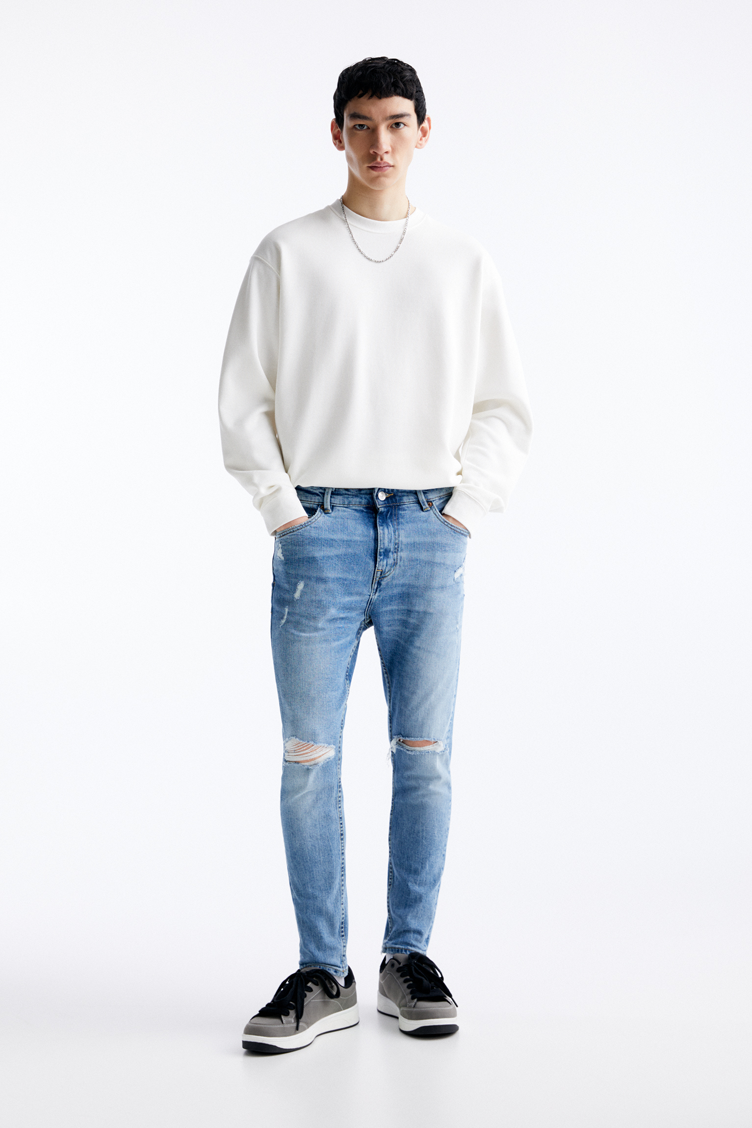 Calças Carrot Fit e Skinny Jeans para Homem PULL&BEAR