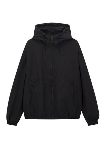 Basic raincoat with hood