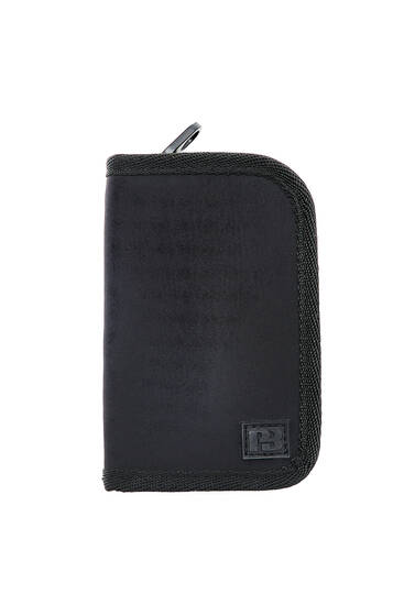 Black vertical wallet