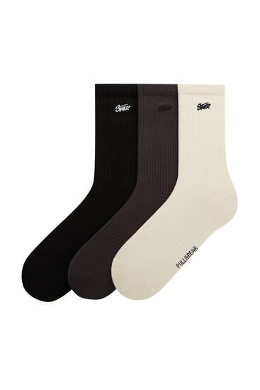 Pack 3 pares calcetines STWD