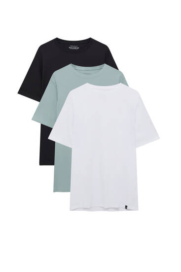 3-pack of basic T-shirts