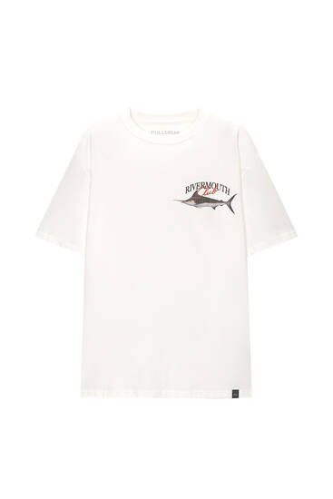 Rivermouth Club fish T-shirt