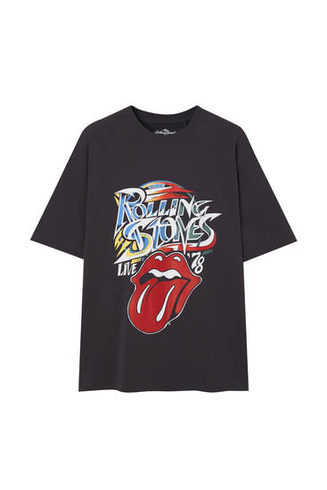 Tricou negru The Rolling Stones