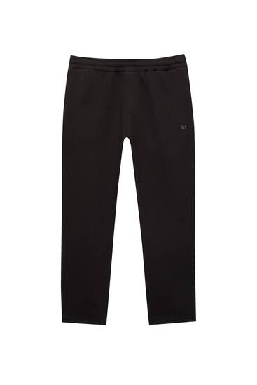 Embroidered tracksuit bottoms