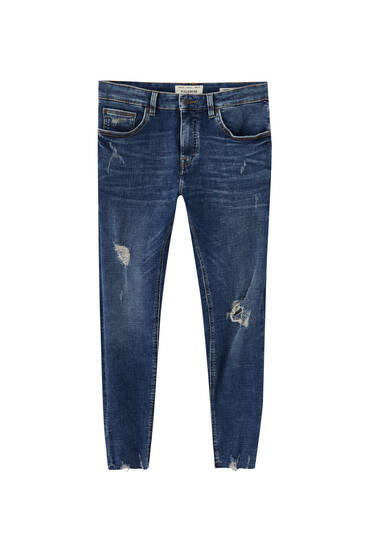 Jeans superskinny rotos