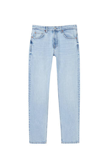 Basic straight-fit jeans
