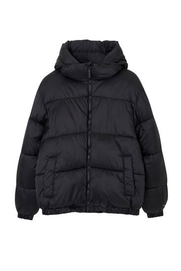 Basic water-repellent puffer jacket