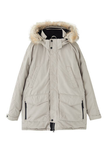 Water-resistant parka