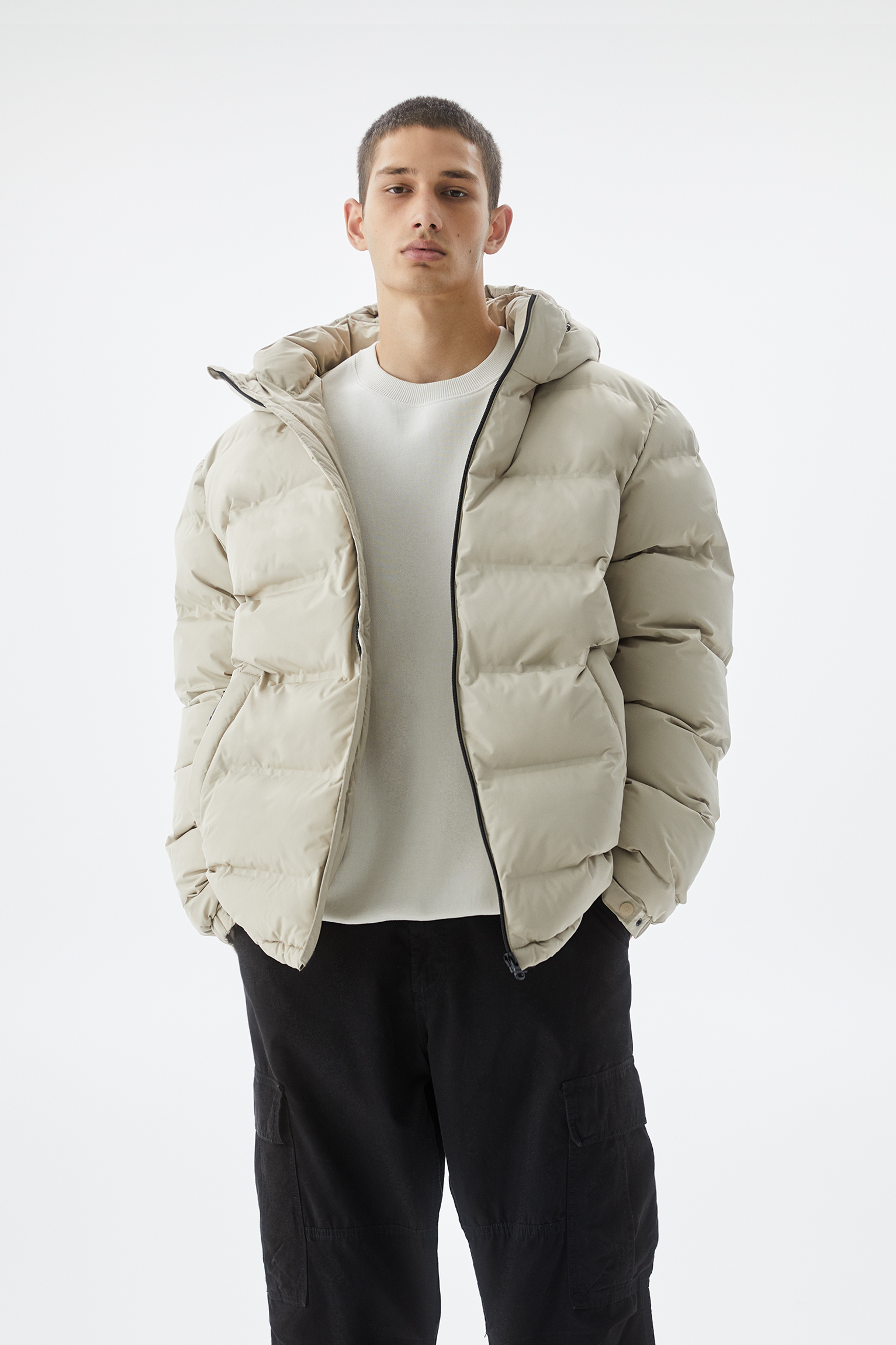 pull and bear puffer jacke