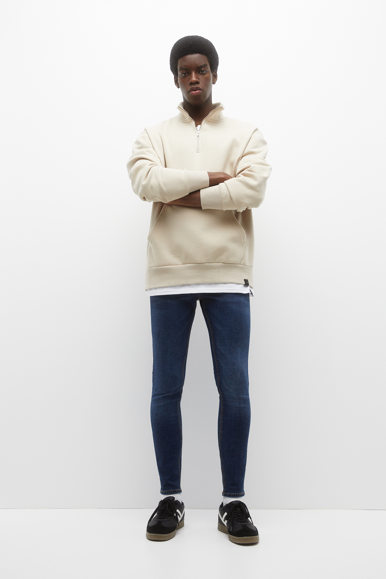 pull and bear super skinny jeans mens