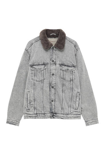 Denim Jackets Clothing Man Pull Bear Egypt