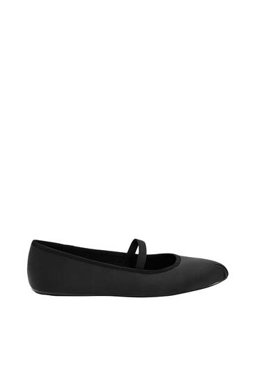 Strappy ballet flats