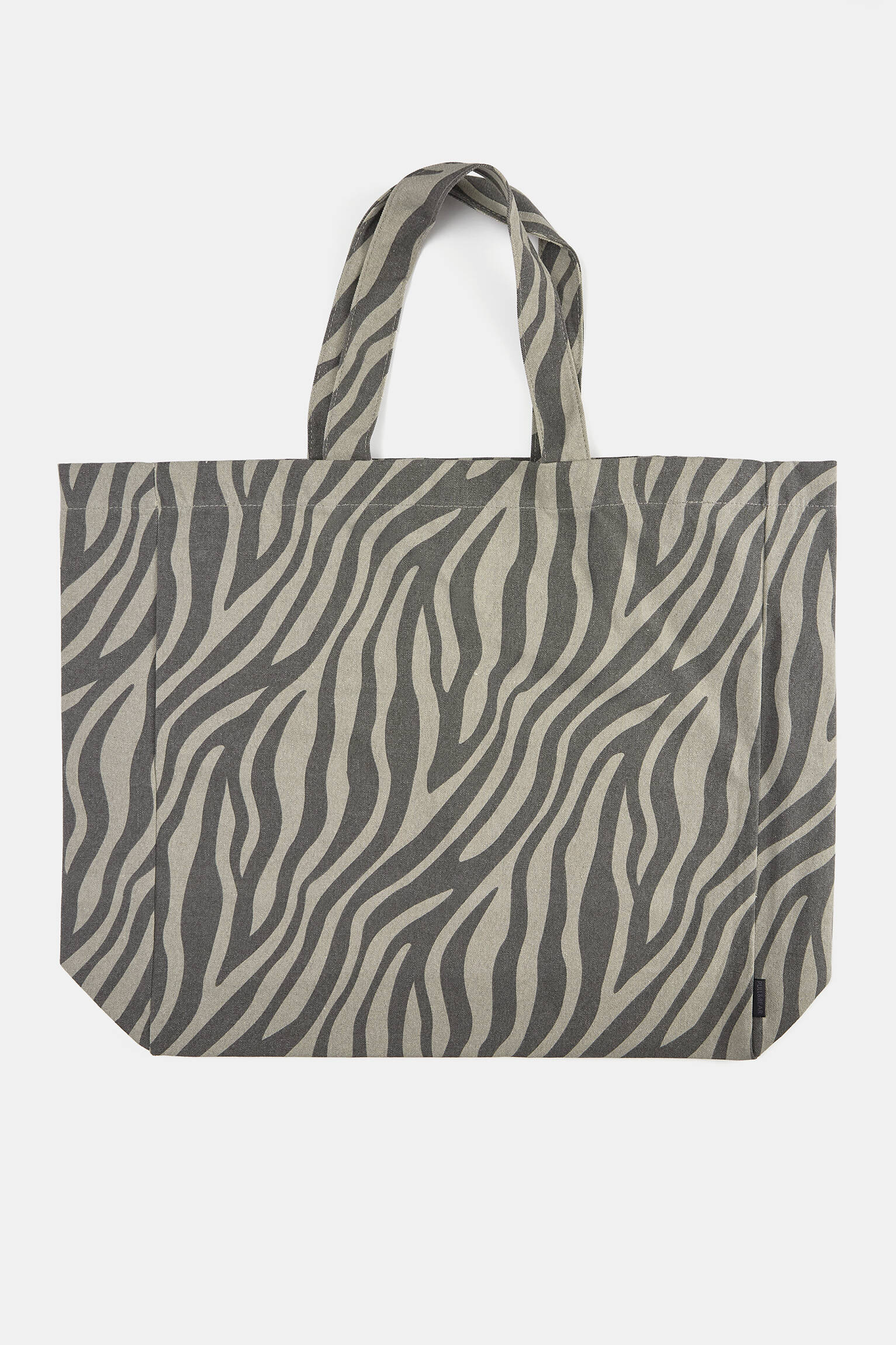 Animal print maxi shopper - pull&bear 
