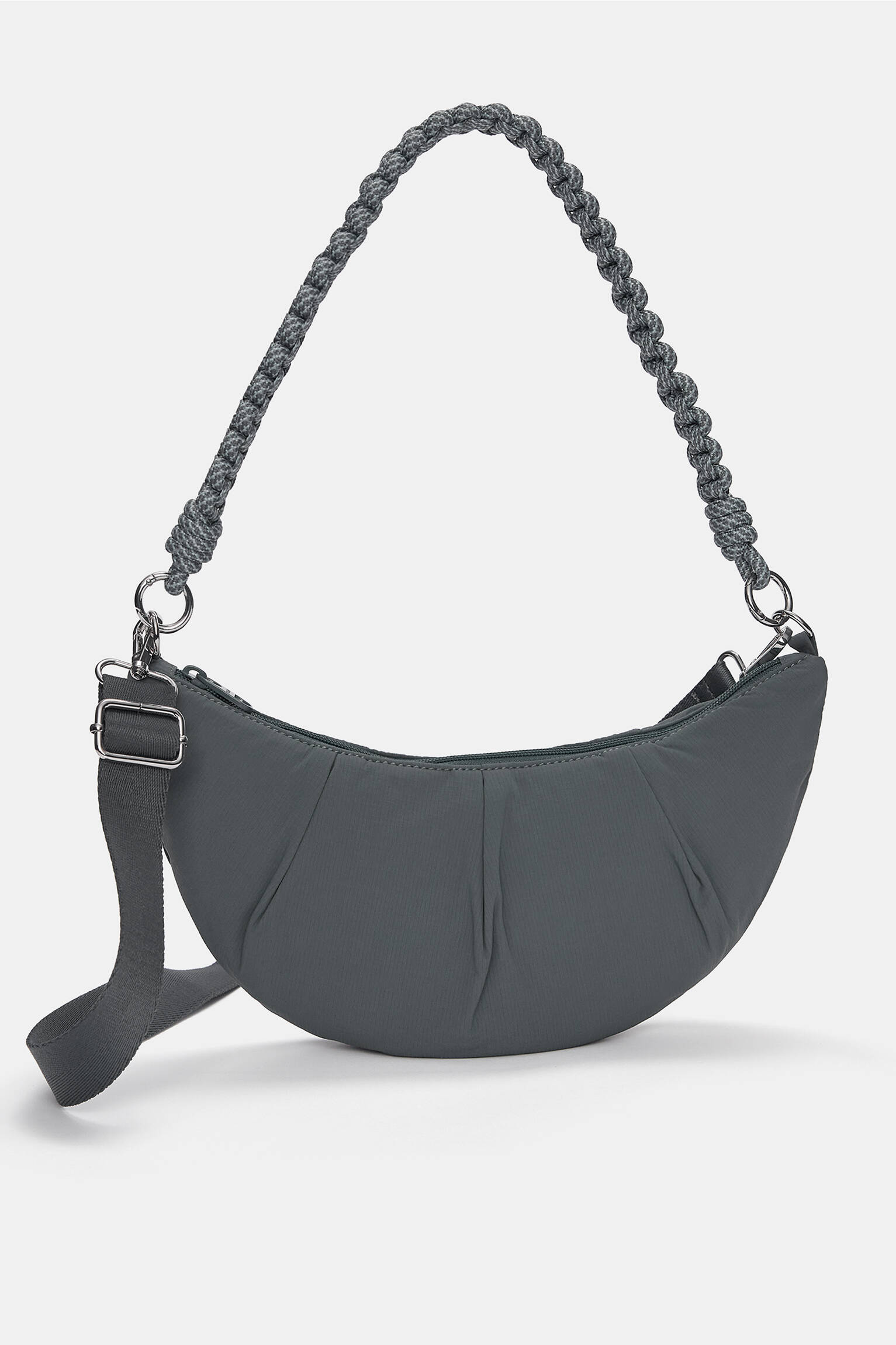 Half-moon cord shoulder bag - PULL&BEAR