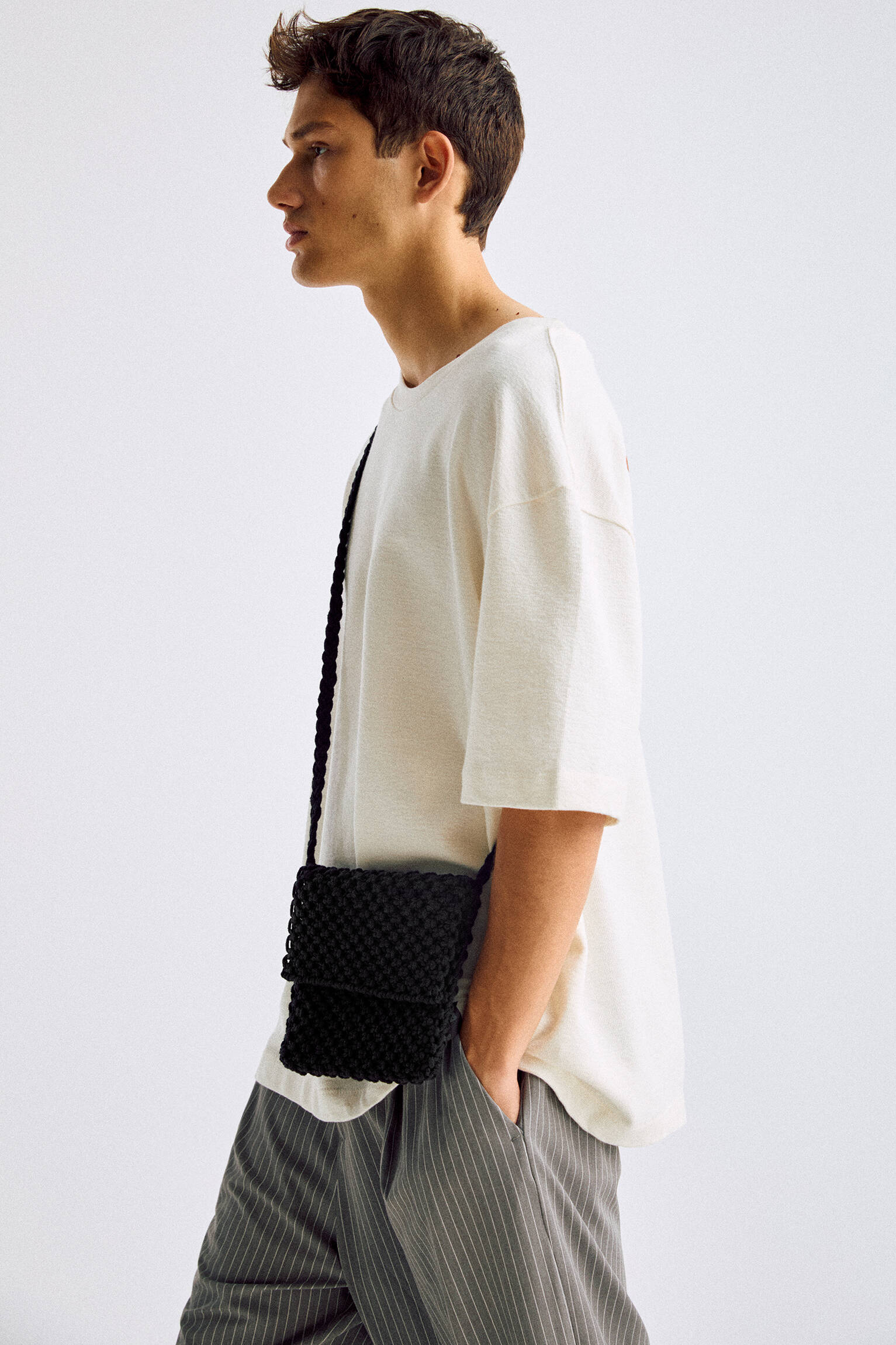 Meyaus Women's Mini Crochet Crossbody Bag - Cotton Handwoven Drawstring Purse For Summer & Beach - View #9