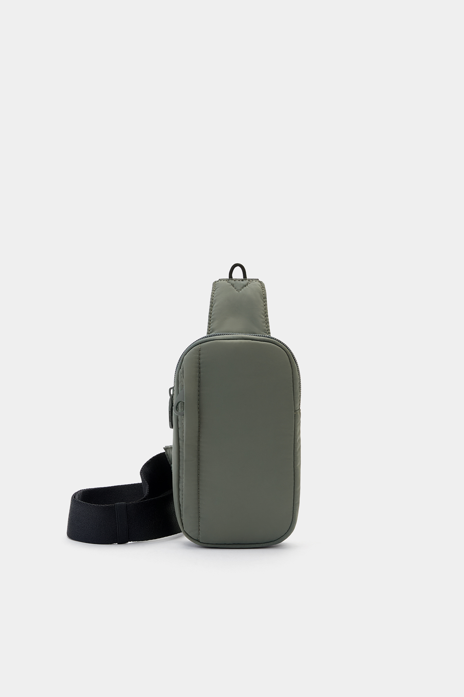 LassZone Borsa A Tracolla Donna In Nylon Per Cellulare: 3 Strati Con Zip, Tracolla Regolabile E Bracciale
