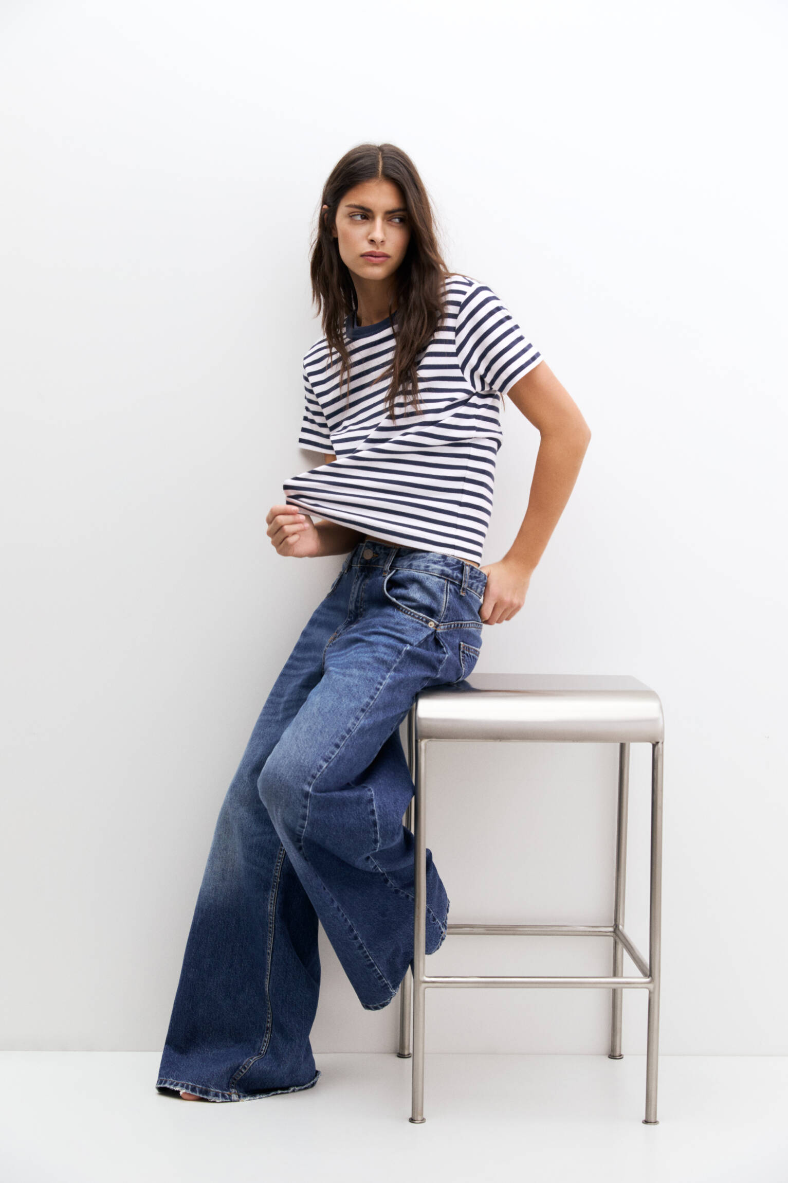 T-shirt basique manches courtes - pull&bear