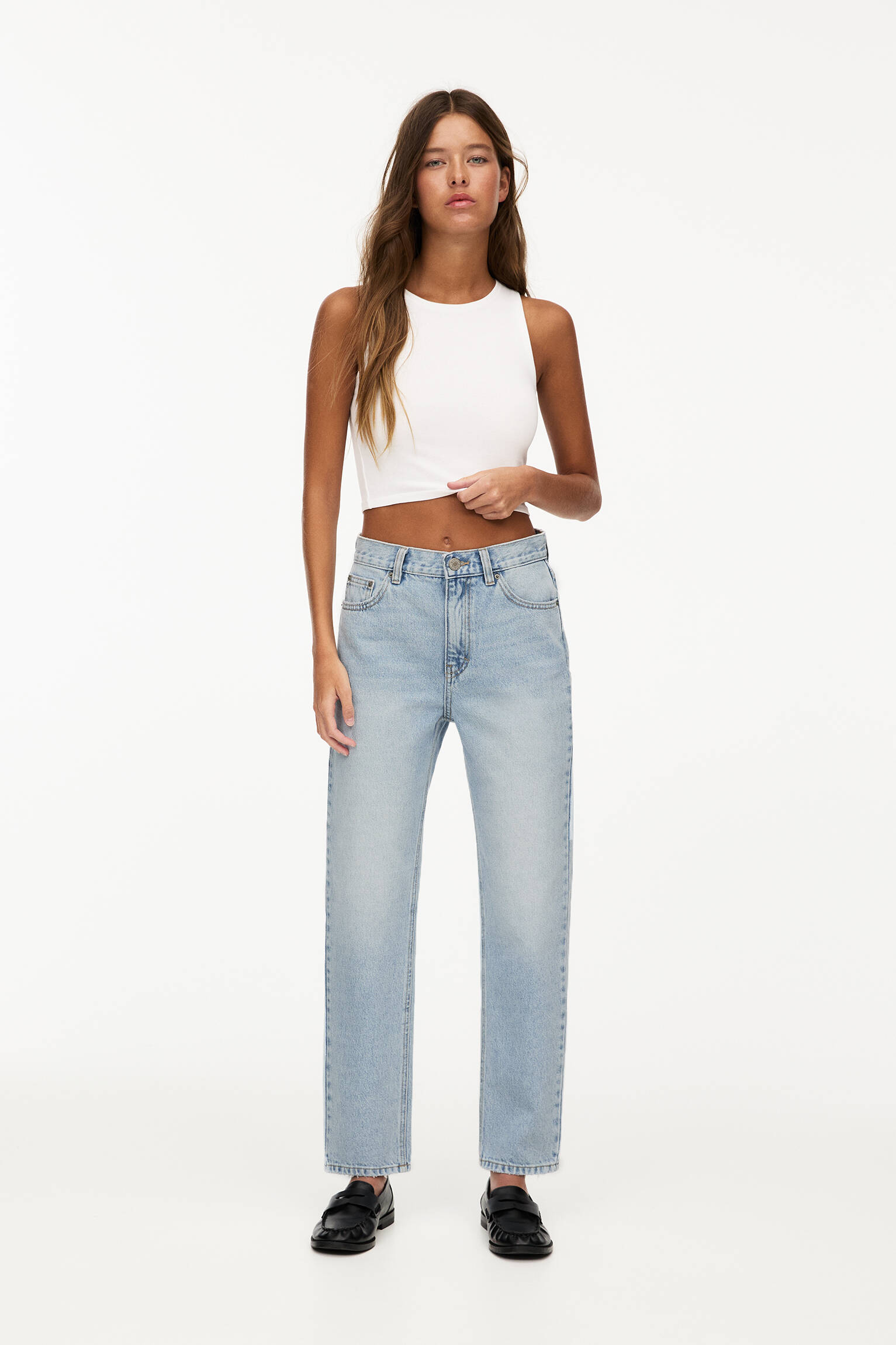 Basic mom jeans - pull&bear