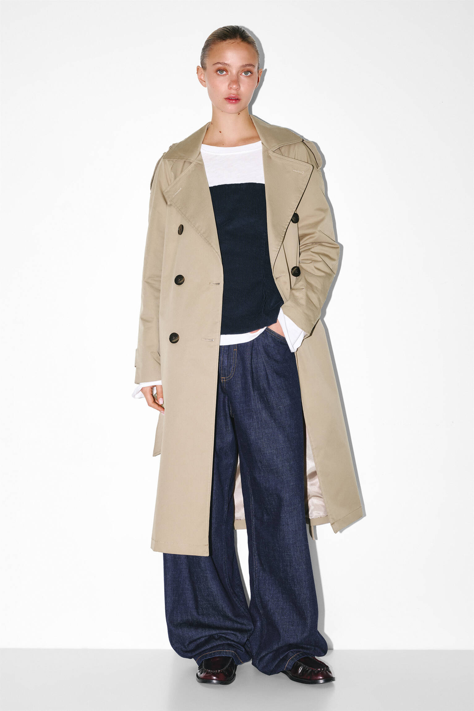 Trench ceinture - pull&bear