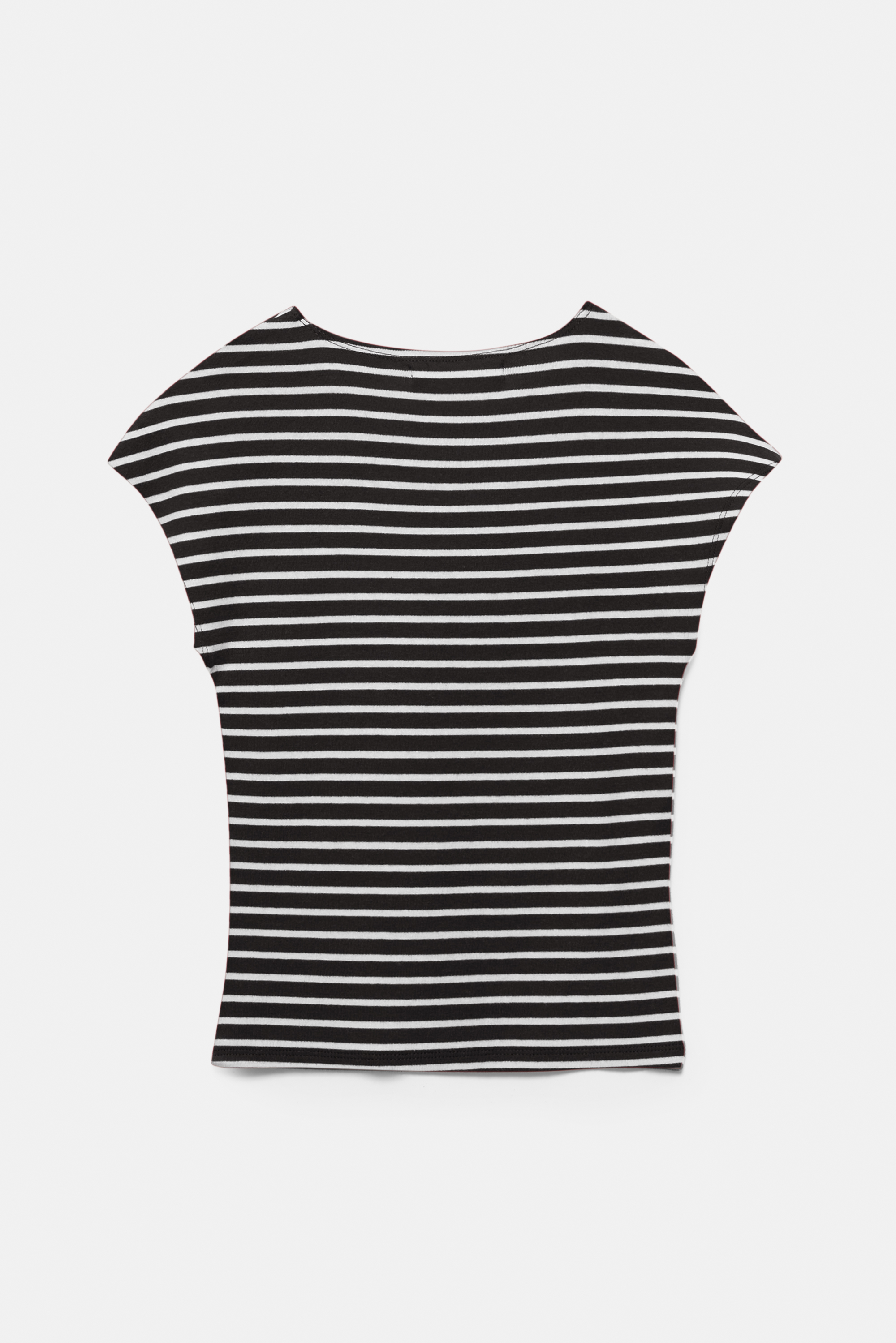 Fitted striped T-shirt