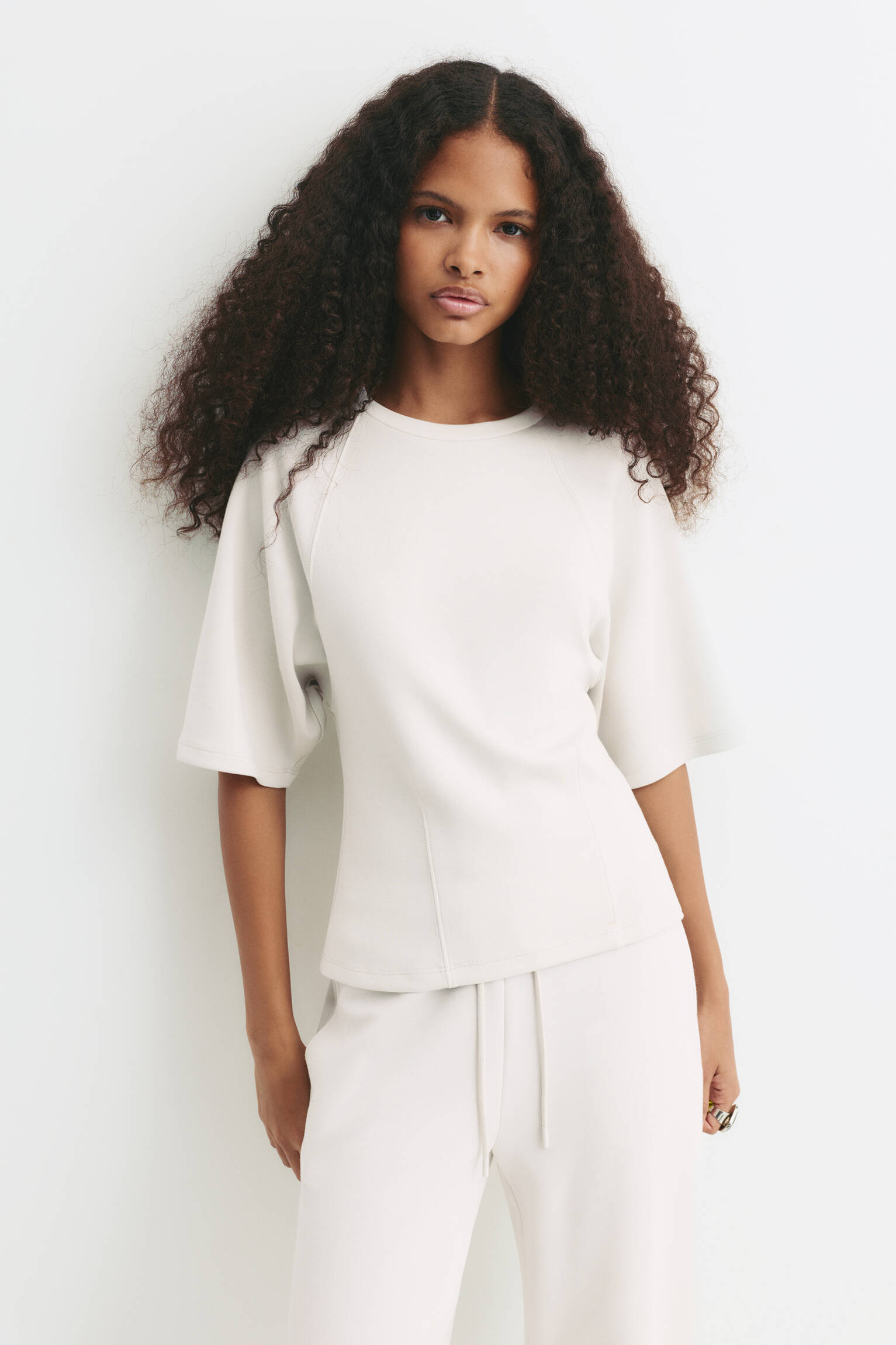 Sweat-shirt à manches courtes - pull&bear