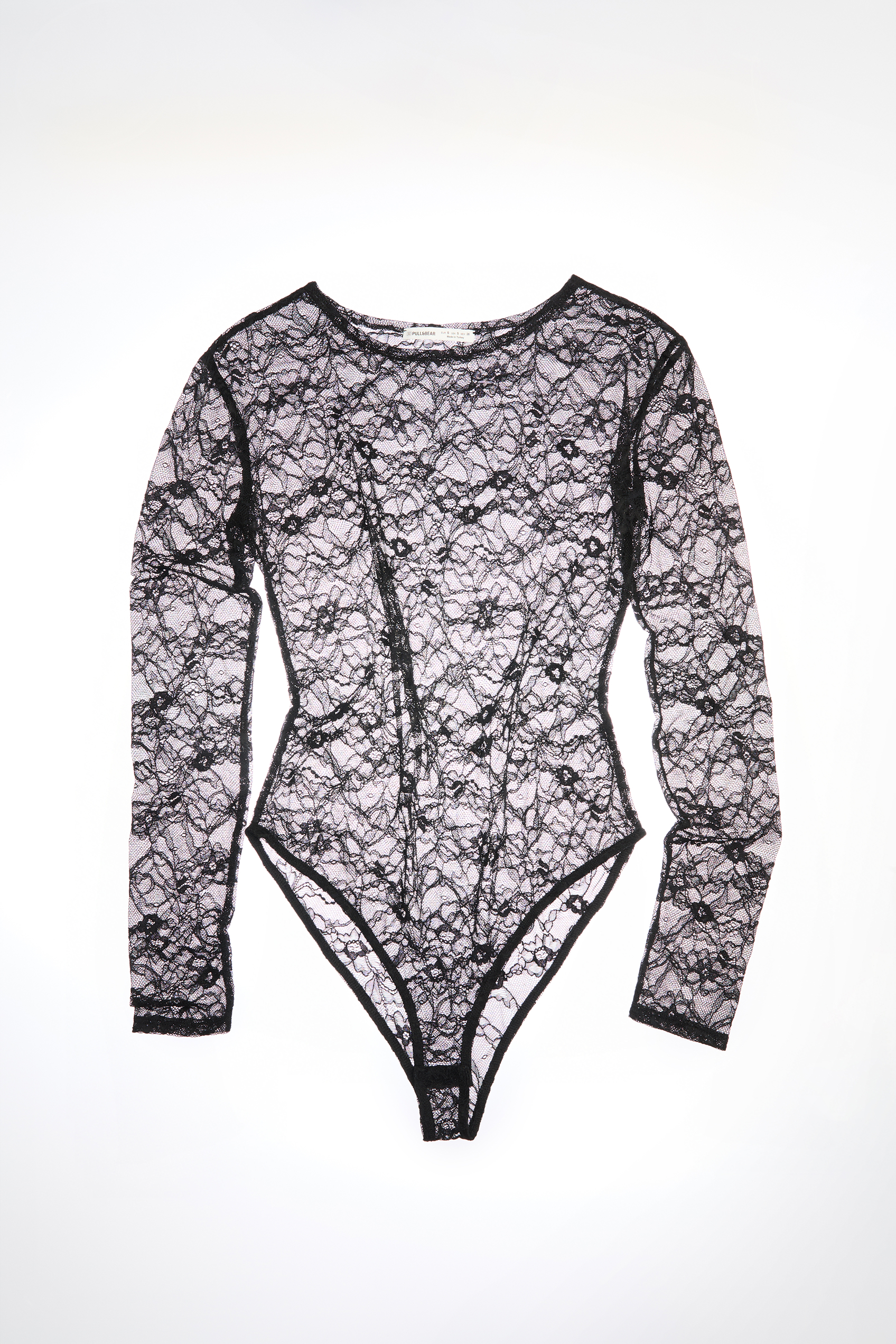 Long sleeve lace bodysuit