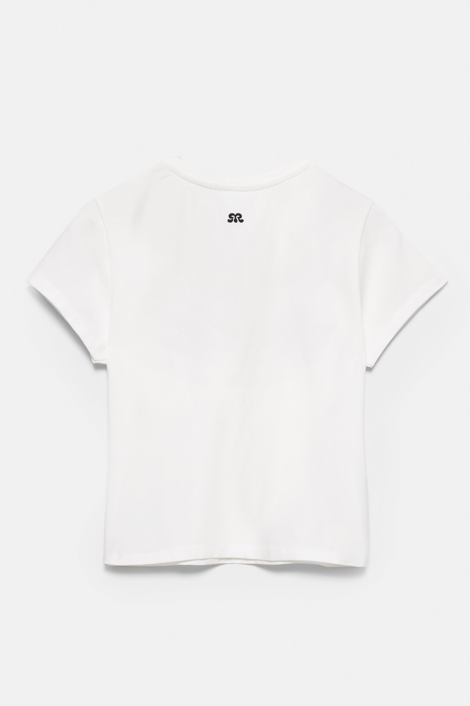 RÜgen - Maglietta da donna con coordinate, bianco, XS