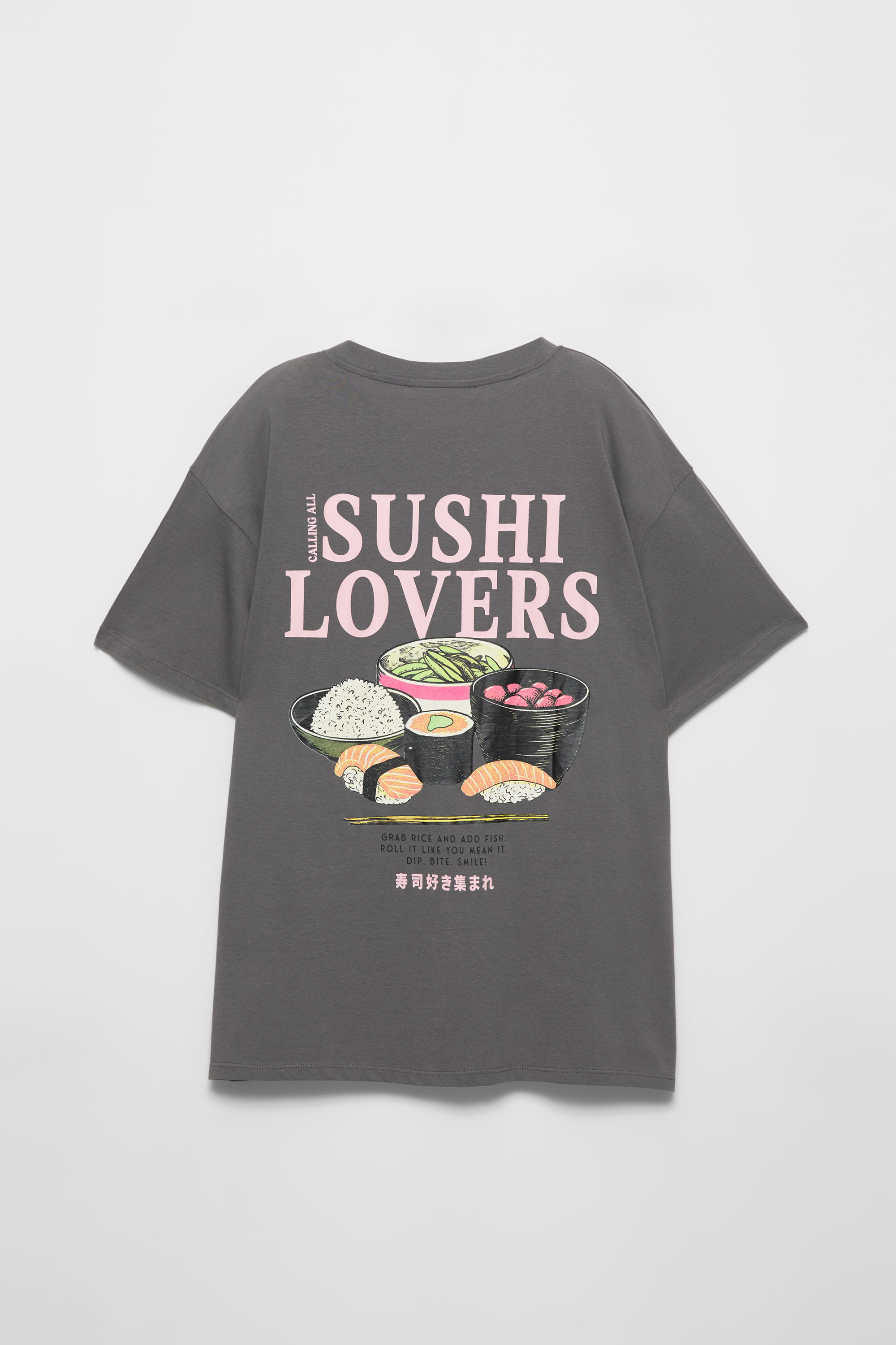 Sushi print T-shirt