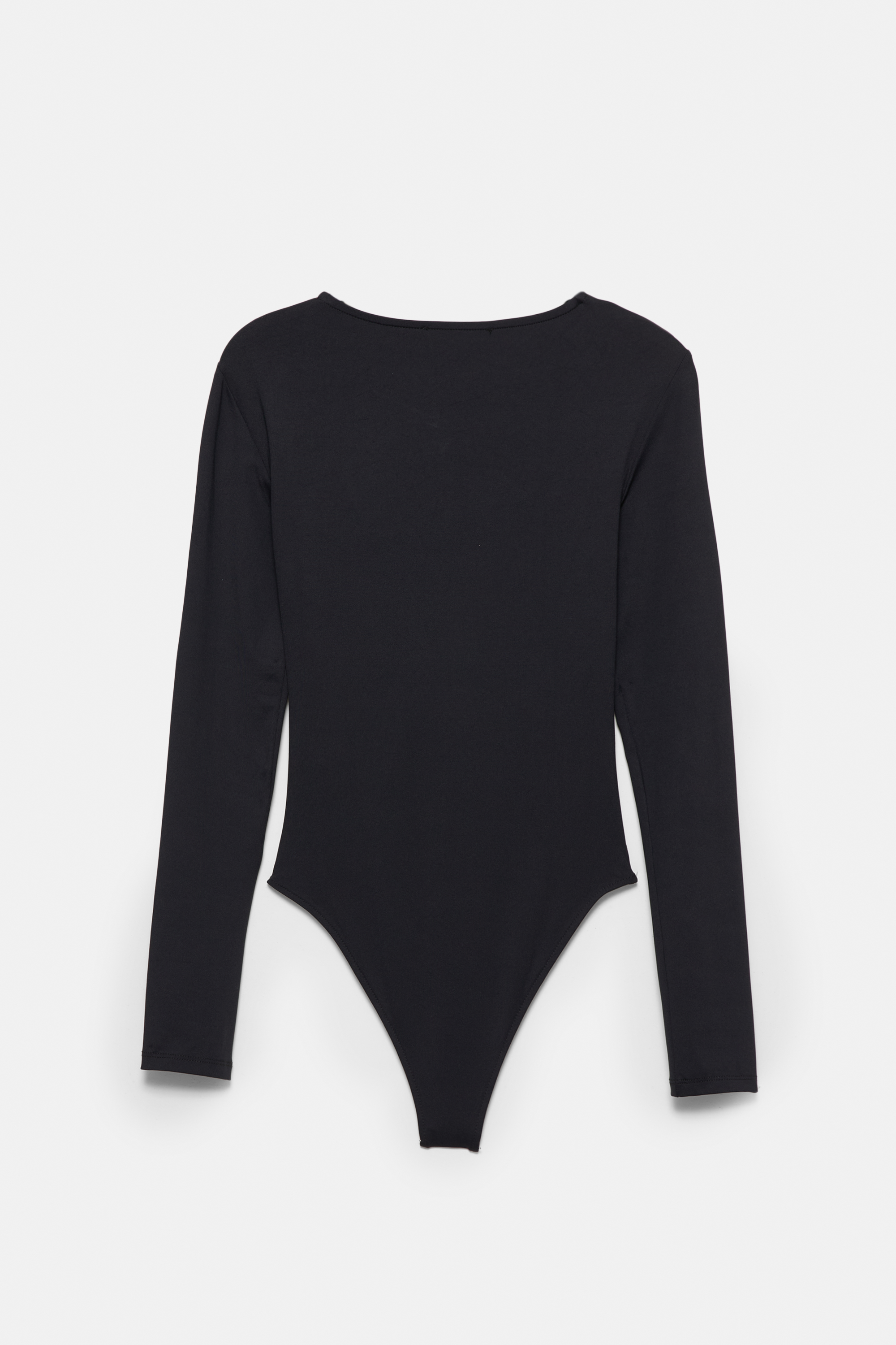 Ruched appliqué bodysuit