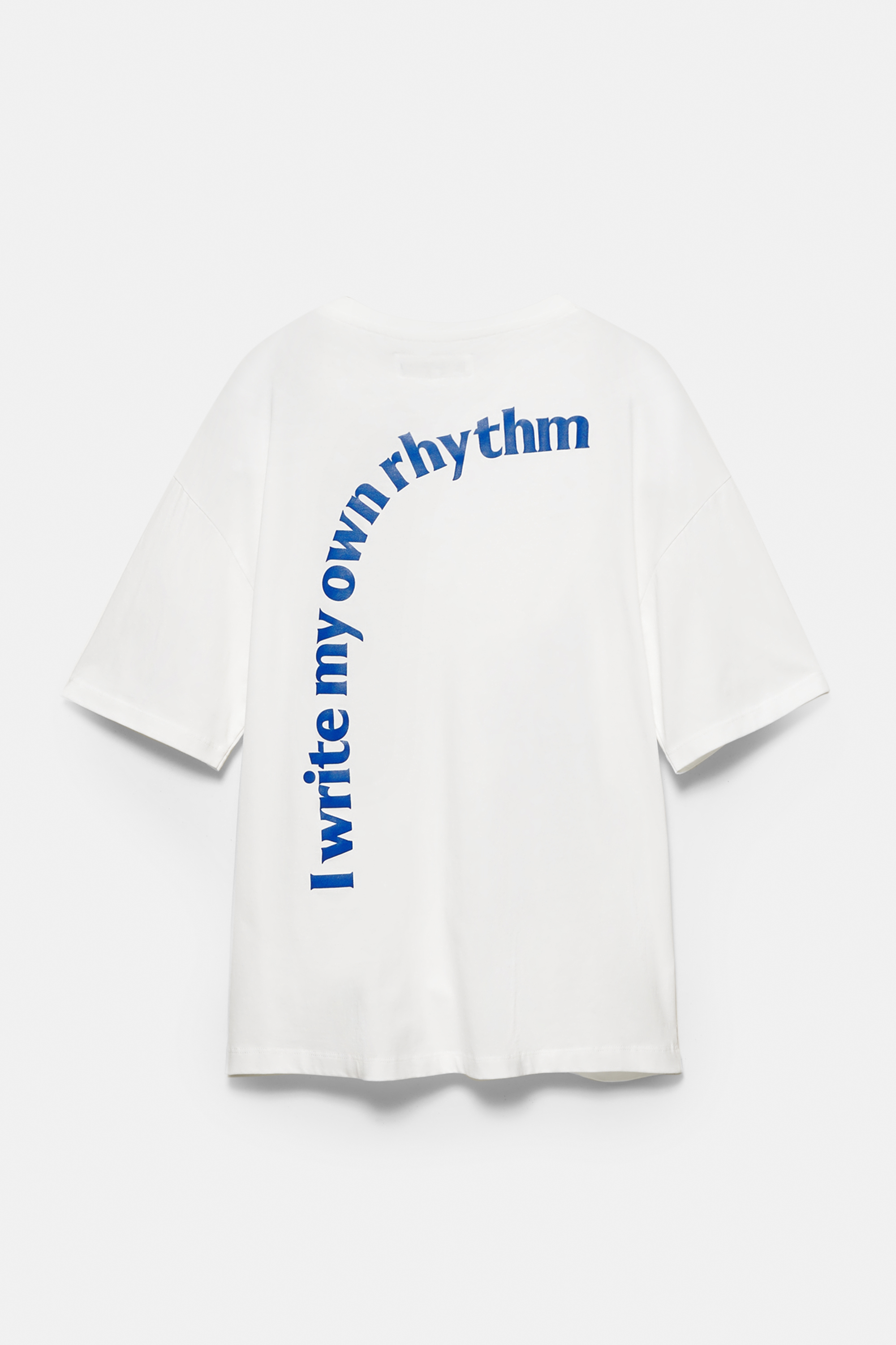 T-shirt met off-season print