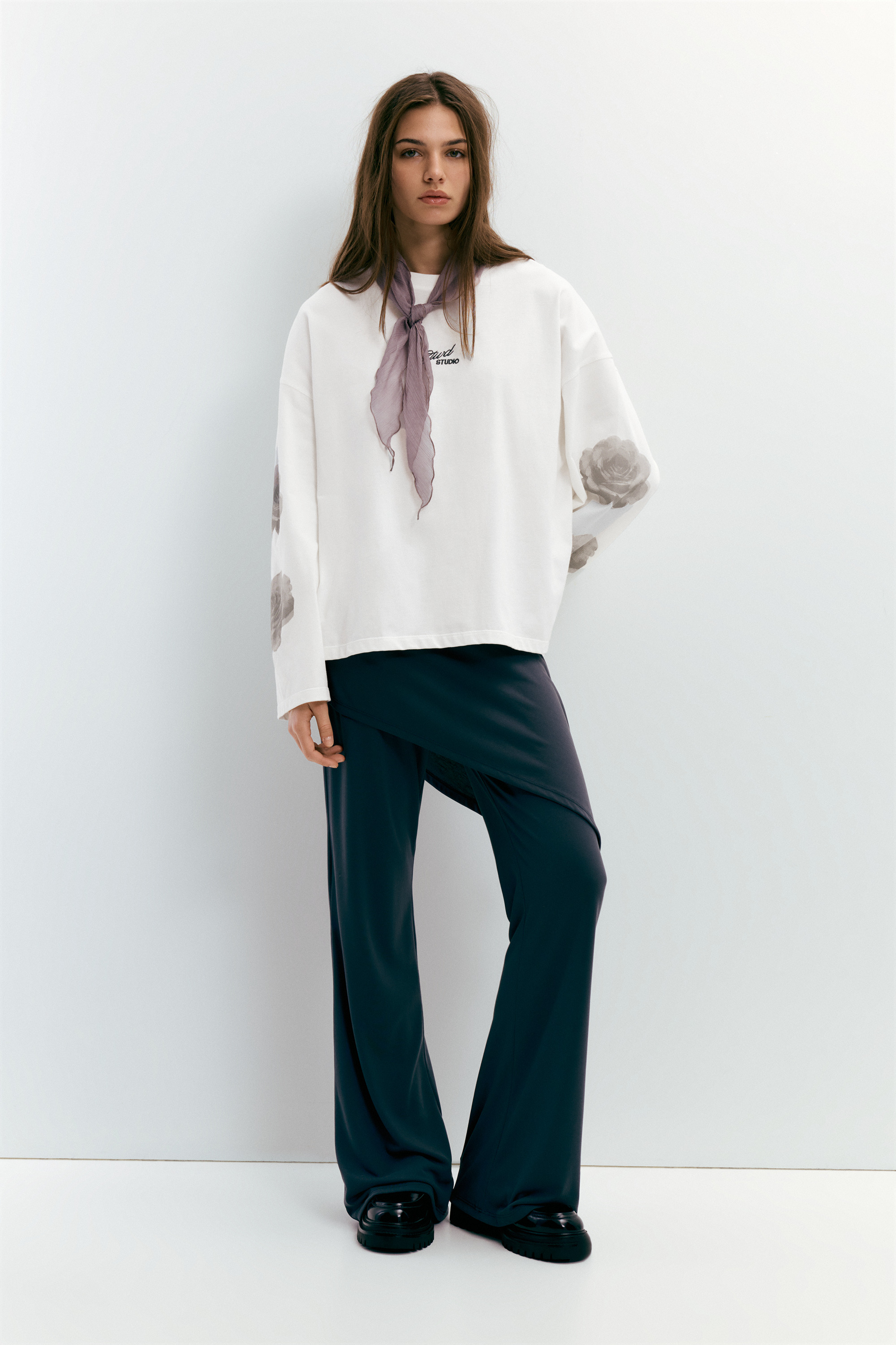 Koszulka STWD w kwiaty