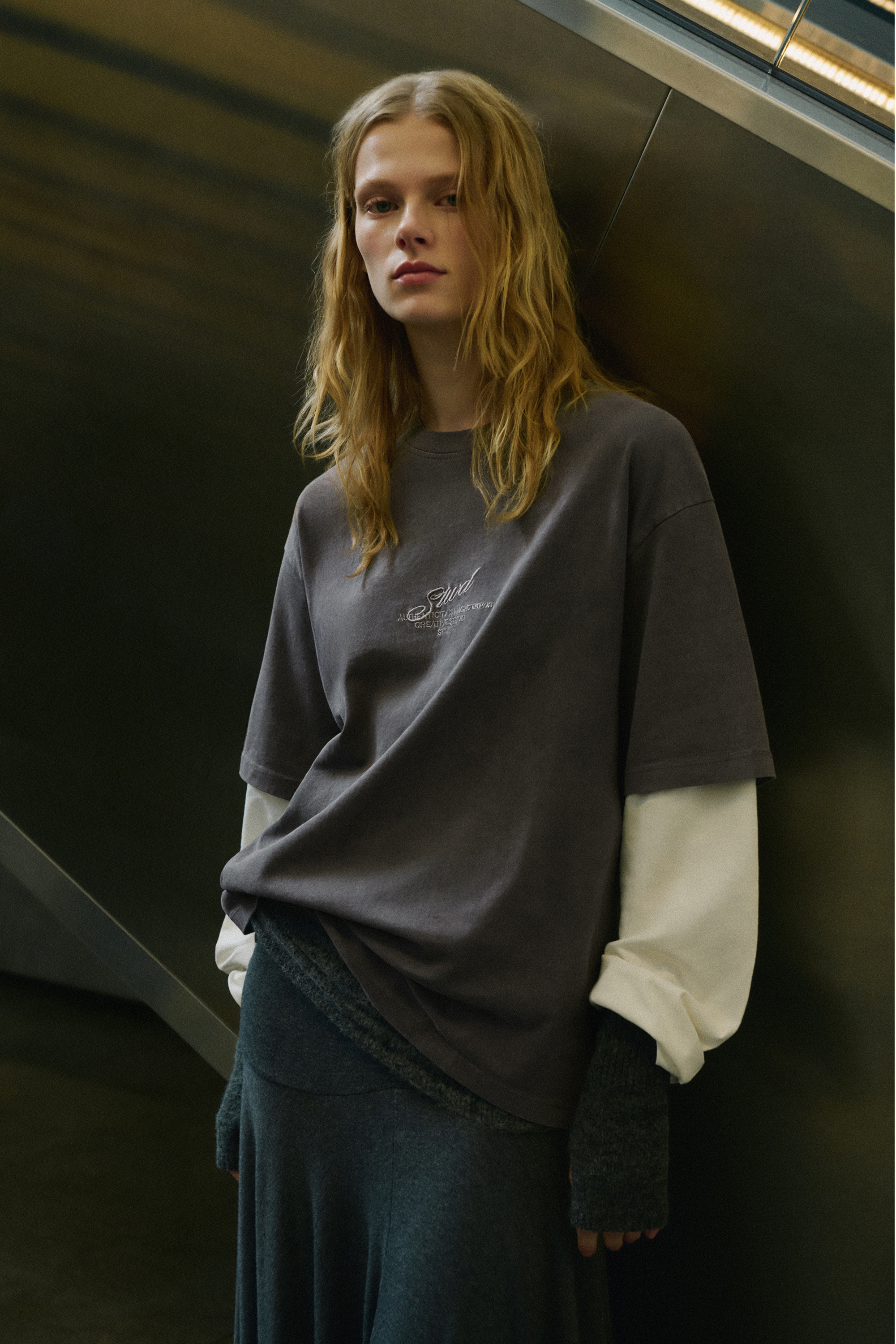 Koszulka z podwójnymi rękawami STWD