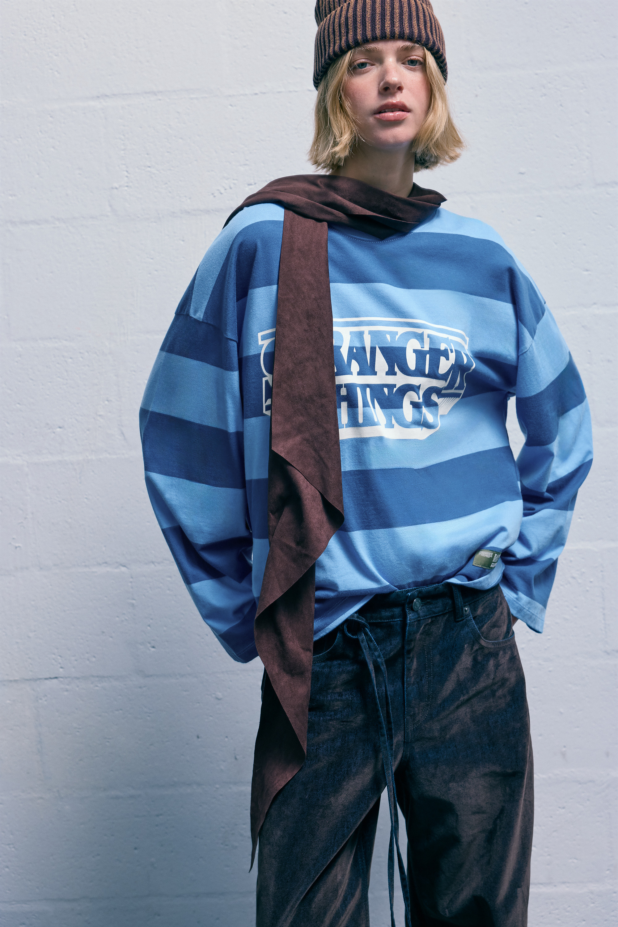 Gestreept T-shirt Stranger Things