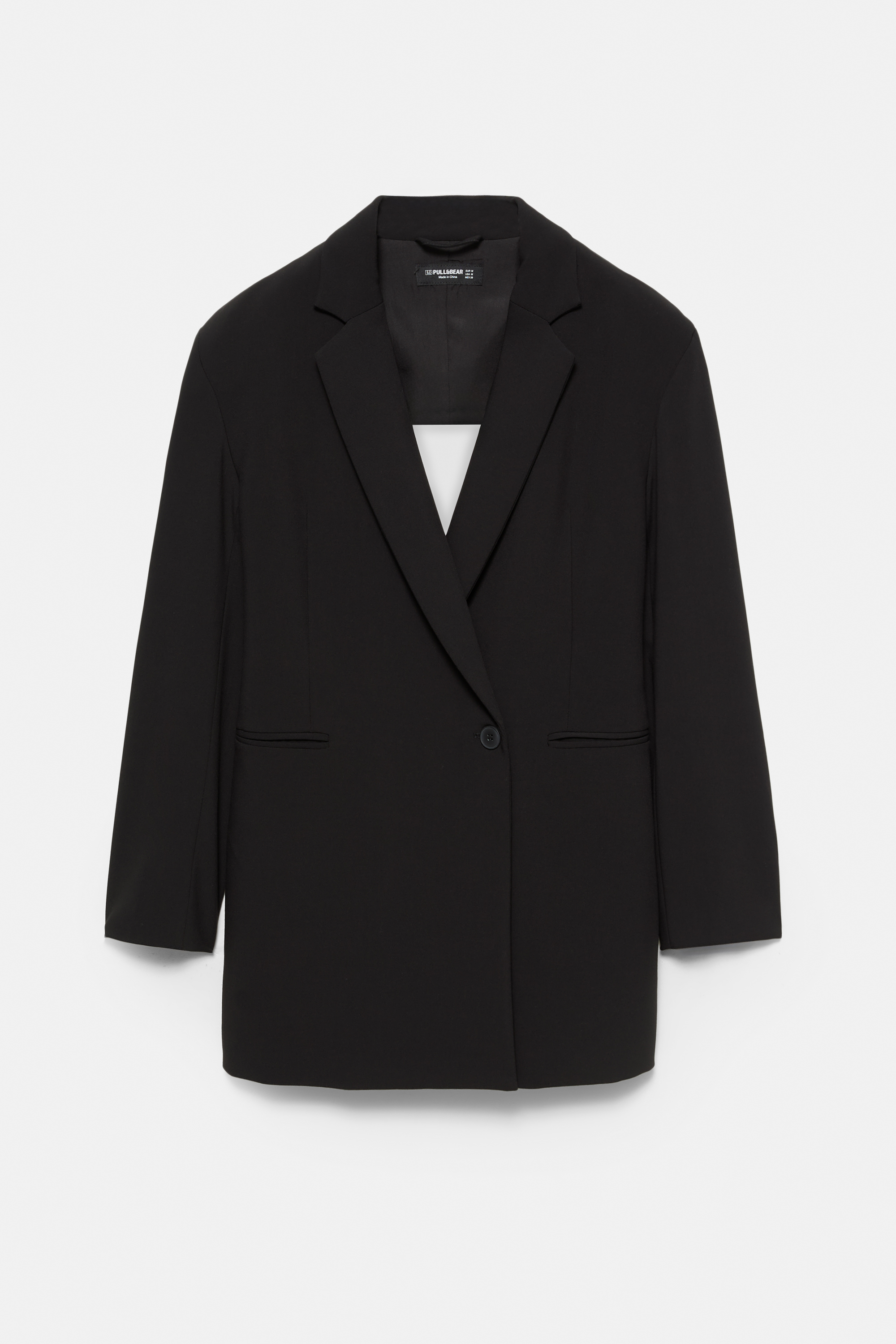 Open-back blazer dress