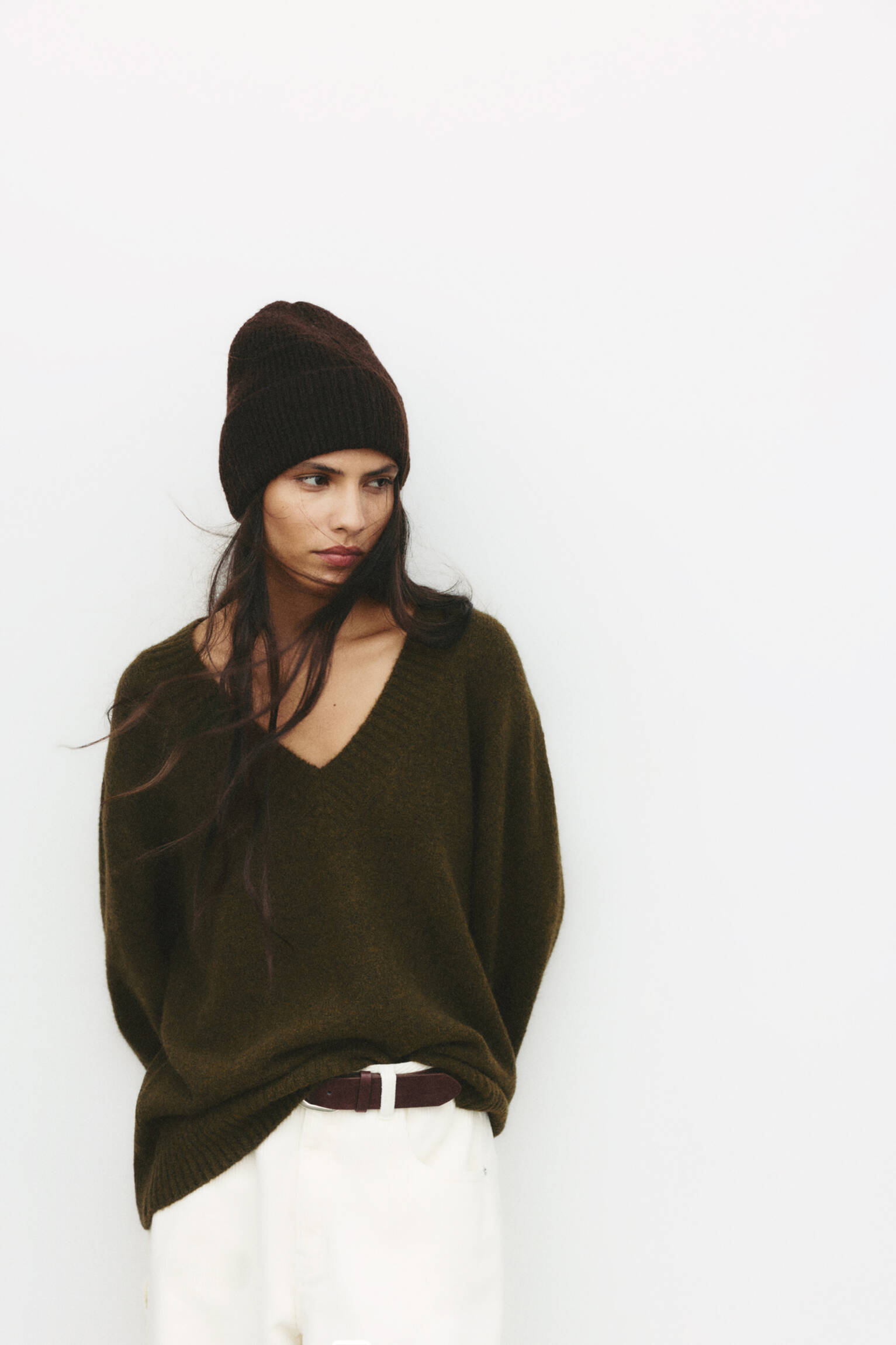 Pull col en V - pull&bear