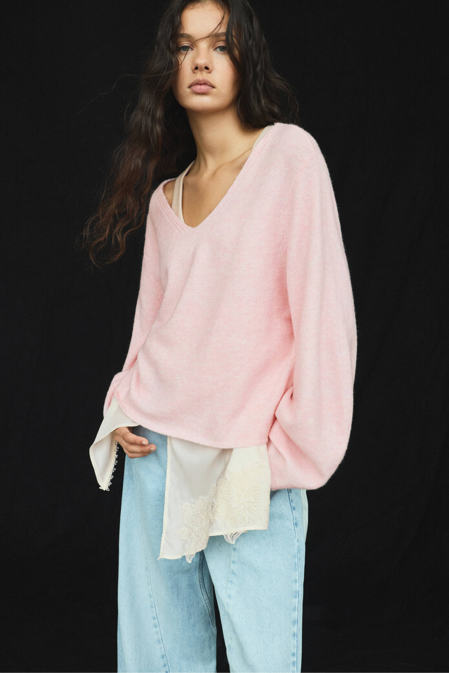 Soft knit sweater - pull&bear