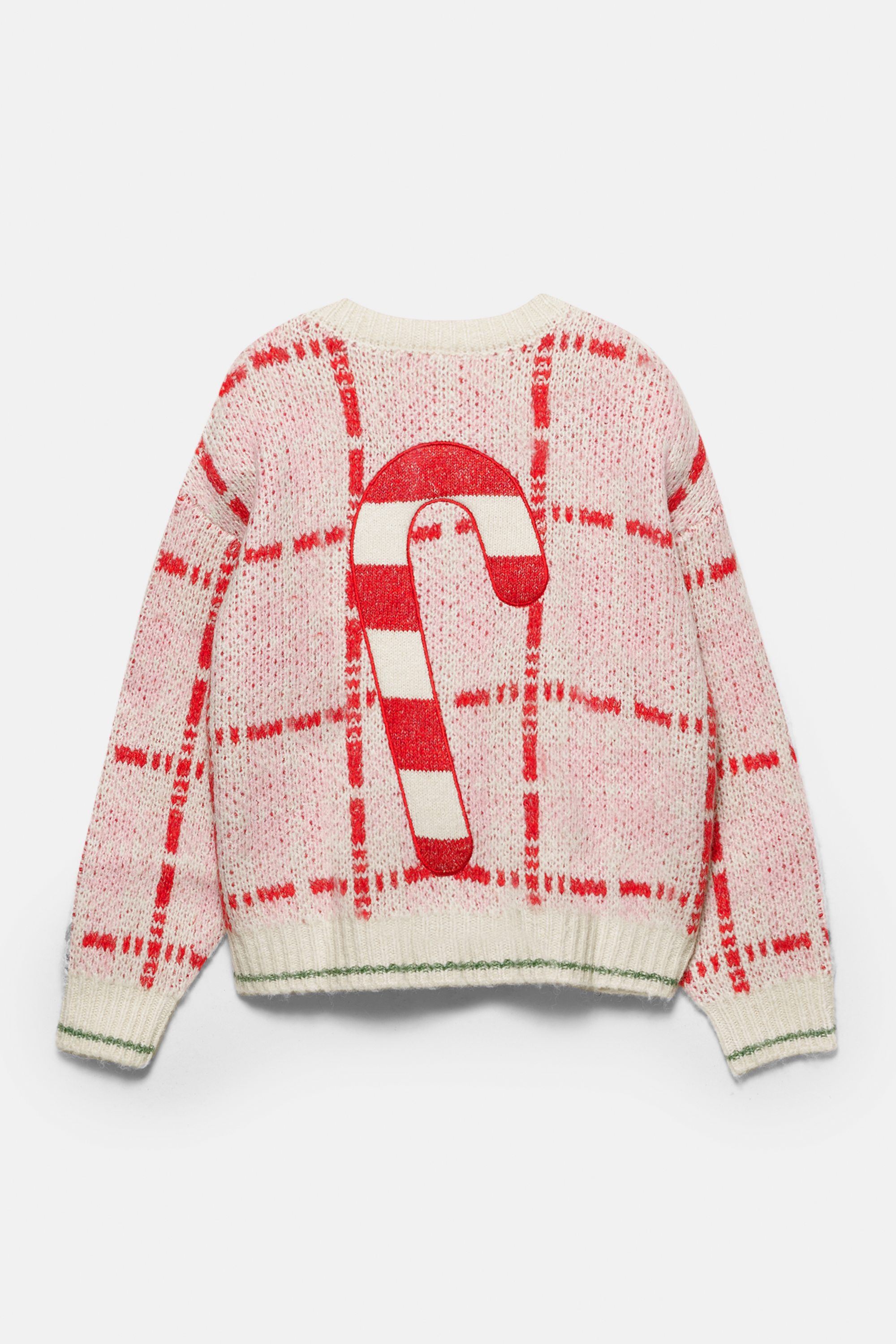 Cárdigan navideño a cuadros